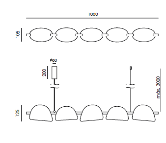Lada C1354/5 hanglamp Aromas&nbsp;