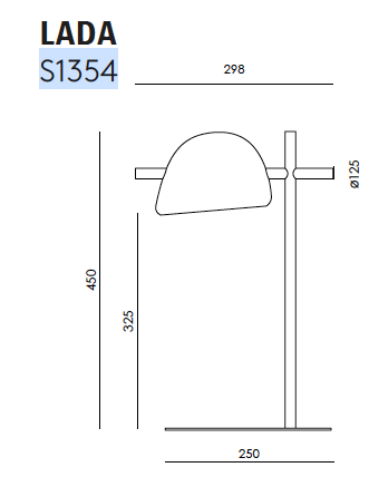 Lada S1354 tafellamp Aromas&nbsp;