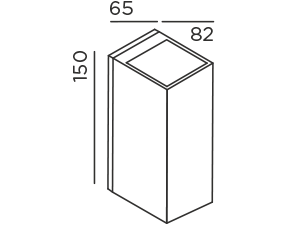 Iem.2 Y down outdoor wandlamp IP44.de