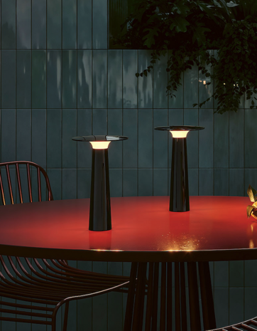 Lix dim to amber portable tafellamp IP44.de