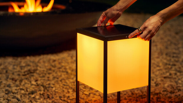 Fil M dim to amber portable outdoor vloerlamp IP44.de