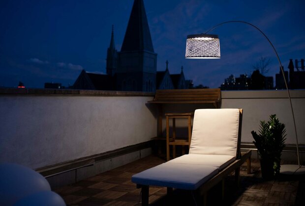 Twiggy Grid outdoor vloerlamp Foscarini