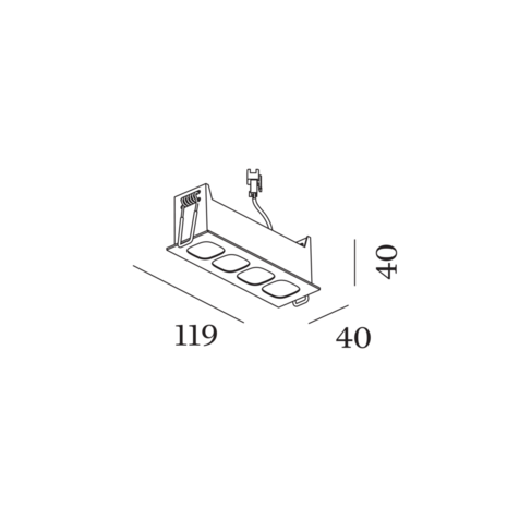 Pirro petit 4.0 led inbouwspot Wever & Ducre 