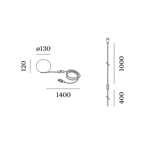 Dro 1.0 tabel/floor vloerlamp Wever & Ducre 