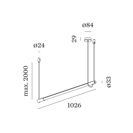 Darf 2.1 hanglamp Wever & Ducre 