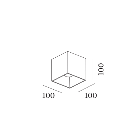 Box 1.0 led opbouwspot Wever & Ducre 