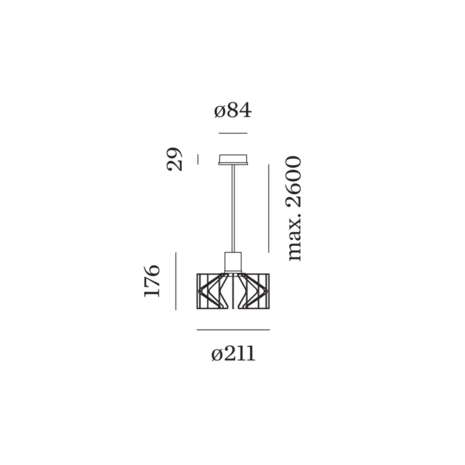 Wiro 2.0 hanglamp Wever & Ducre  