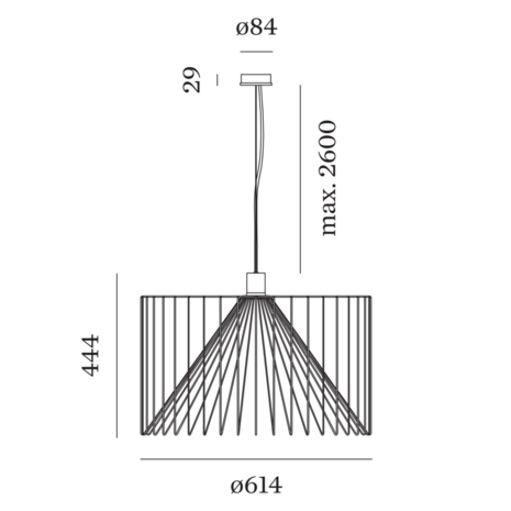 Wiro 6.1 hanglamp Wever & Ducre 