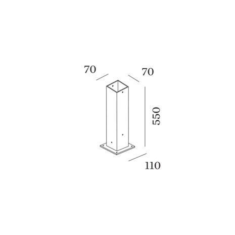 Linus 3.0 led outdoor vloerlamp Wever & Ducre 