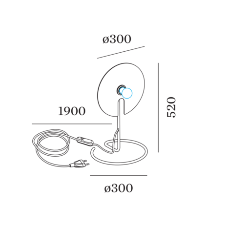 Mirro 1.0 tafellamp Wever & Ducre 