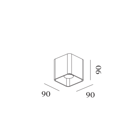 Docus 1.0 led opbouwspot Wever & Ducre 
