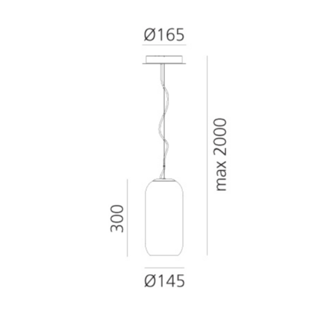 Gople mini suspension hanglamp Artemide