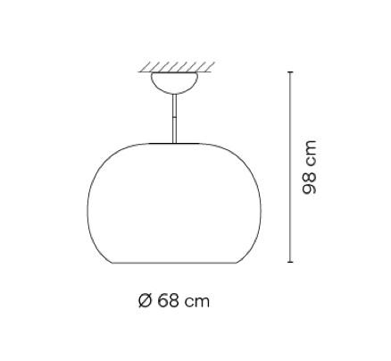 Closer 1705 plafondlamp Vibia 