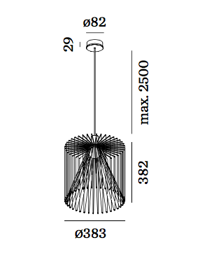 Wiro 3.8 hanglamp Wever & Ducre 