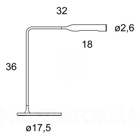 Flo bedside tafellamp Lumina