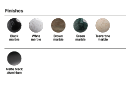 Mart T0301/1 semi recessed inbouwspot Aromas&nbsp;