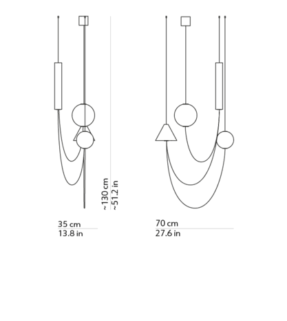 Mars Suspension hanglamp KDLN