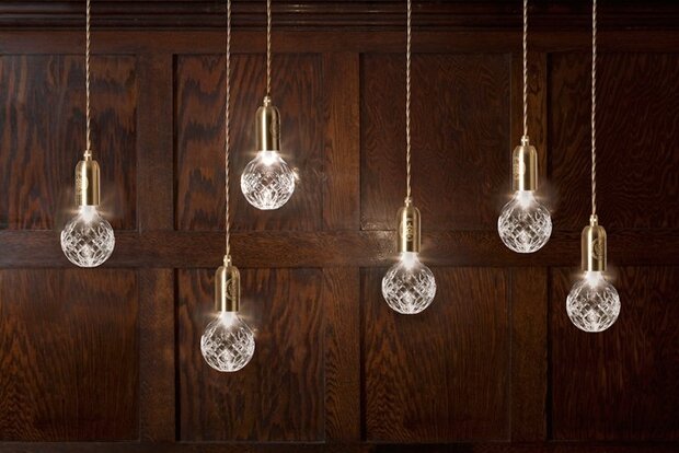 Clear Crystal Bulb & Pendant hanglamp Lee Broom 