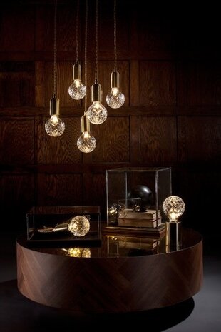 Clear Crystal Bulb & Pendant hanglamp Lee Broom 