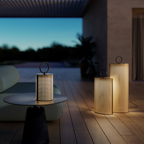 Clara nomad large batterij outdoor tafellamp Contardi