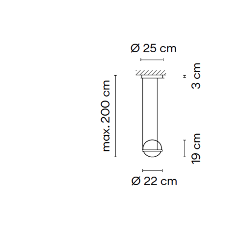 Palma 3720 hanglamp Vibia 