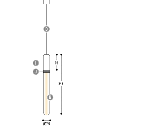 Chique S hanglamp Dark