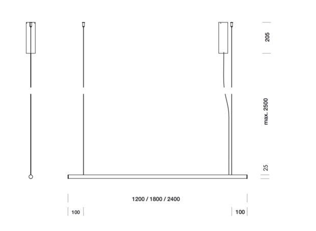 Boomer line 2400 hanglamp TossB 