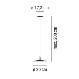 Skan 270 led hanglamp Vibia 