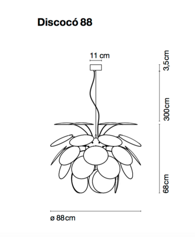 Discoco 88 hanglamp Marset