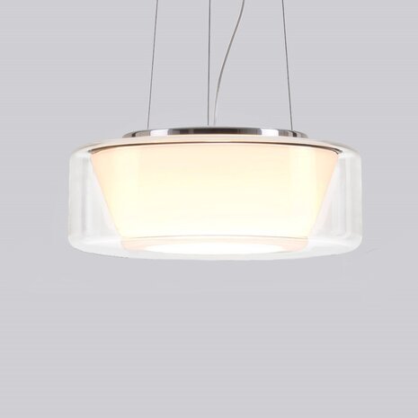 Curling (S)  helder/opaal conical led hanglamp Serien Lighting  