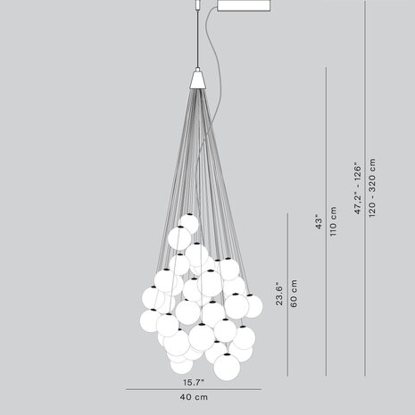 Stochastic d87cw hanglamp Luceplan