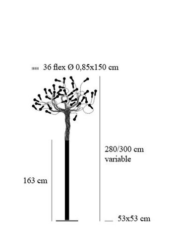 Albero della luce vloerlamp Catellani&Smith