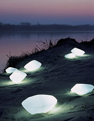 Stones 215 vloerlamp outdoor Oluce 
