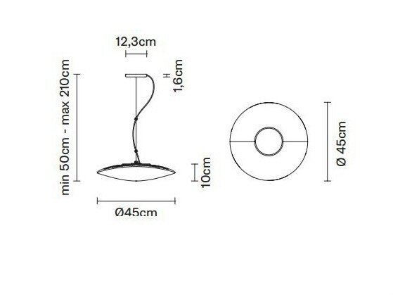 Loop hanglamp Fabbian 