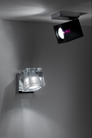 Cubetto d28 gu10 wand/plafondlamp Fabbian 