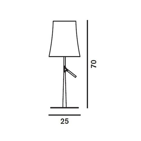 Birdie grande dimbaar led tafellamp Foscarini