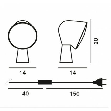 Binic tafellamp Foscarini