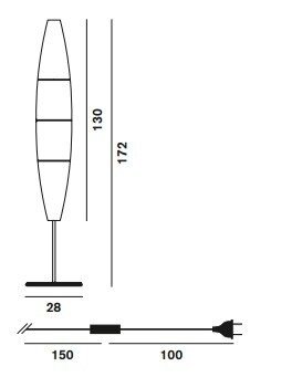 Havana terra outdoor vloerlamp Foscarini