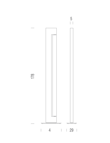 Ara led vloerlamp Nemo Lighting  