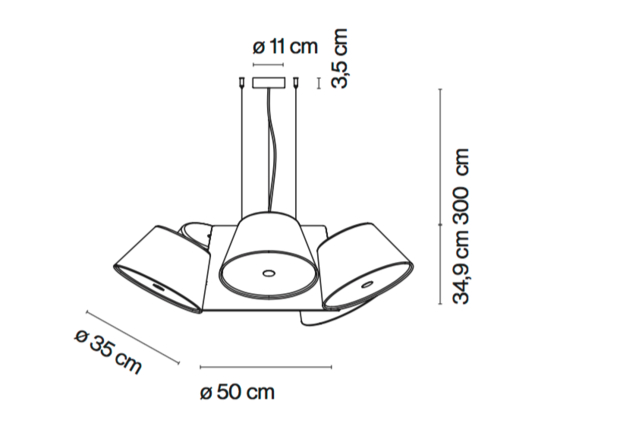 Tam tam 5 hanglamp Marset