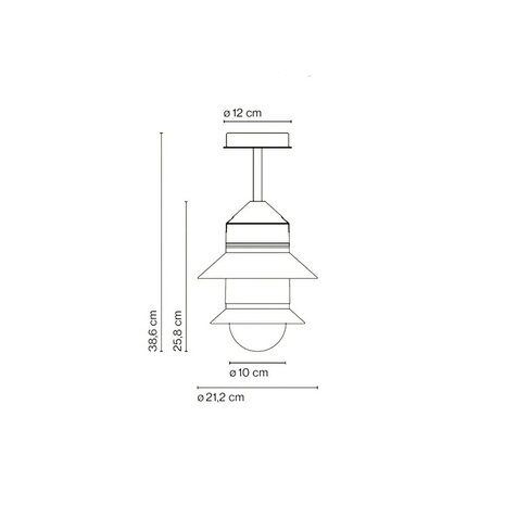 Santorini c plafondlamp outdoor Marset 