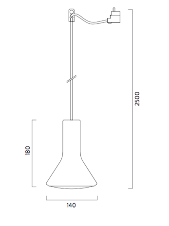 Par LED dim hanglamp Zero 