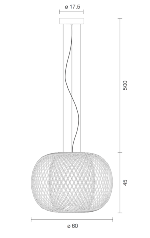 Anwar t 45 hanglamp Parachilna 