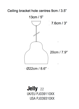 Jelly hanglamp Innermost