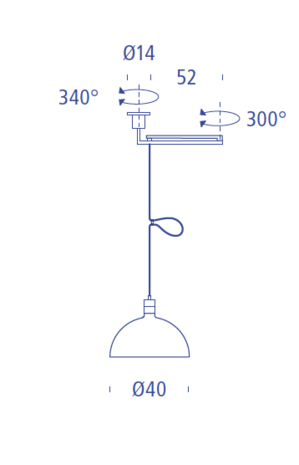 As41c hanglamp Nemo Lighting 