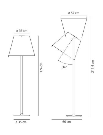 Melampo mega vloerlamp Artemide 