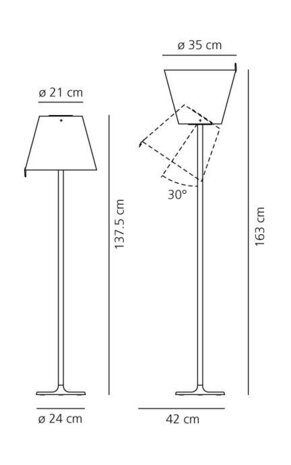 Melampo vloerlamp Artemide 