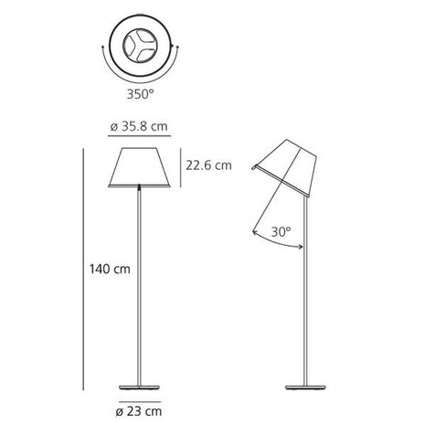 Choose vloerlamp Artemide