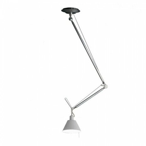 Tolomeo decentrata suspension aluminium hanglamp Artemide