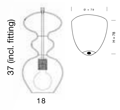 Futura M hanglamp Ebb & Flow